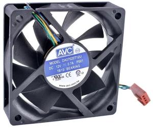 DA07020T12U 70mm 70x70x20mm 7cm PWM Cooling Fan, DC 12V 0.70A 4Wire 4Pin Brushless Fan, High Airflow Replacement Cooling Fan for Computer CPU and PC Hardware Heat Dissipation DA07020T12U 70mm 70x70x20mm 7cm PWM Cooling Fan, DC 12V 0.70A 4Wire 4Pin Brushless Fan, High Airflow Replacement Cooling Fan for Computer CPU and PC Hardware Heat Dissipation