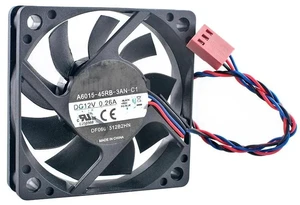 DF0601512B2HN A601545RB3ANC1 60x60x15mm PC Cooling Fan, DC12V 0.26A 4500RPM Dual Ball Bearing 3Pin Replacement Fan for Computer Motherboard, CPU Heat Dissipation DF0601512B2HN A601545RB3ANC1 60x60x15mm PC Cooling Fan, DC12V 0.26A 4500RPM Dual Ball Bearing 3Pin Replacement Fan for Computer Motherboard, CPU Heat Dissipation