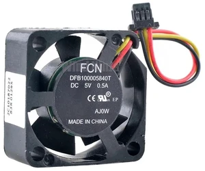 DFB100005840T 25x25x10mm Mini Cooling Fan, DC5V 0.50A HighSpeed 3Pin Small Replacement Cooling Fan for Raspberry Pi, Printers and Tiny Compact Electronic Devices Heat Dissipation DFB100005840T 25x25x10mm Mini Cooling Fan, DC5V 0.50A HighSpeed 3Pin Small Replacement Cooling Fan for Raspberry Pi, Printers and Tiny Compact Electronic Devices Heat Dissipation