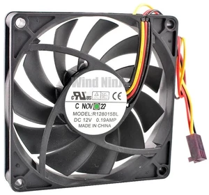 R128015BL 80x80x15mm Axial Cooling Fan, DC12V 0.19A Dual Ball Bearing 3Pin Replacement Fan for PC Chassis, CPU Cooler, Desktop Computer and Industrial Equipment Internal Heat Dissipation R128015BL 80x80x15mm Axial Cooling Fan, DC12V 0.19A Dual Ball Bearing 3Pin Replacement Fan for PC Chassis, CPU Cooler, Desktop Computer and Industrial Equipment Internal Heat Dissipation