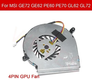 PAAD06015SL Laptop CPU GPU Cooling Fan, DC5V 4Pin PWM Replacement Notebook Cooler for MSI GE72 GE62 MS1795 PE60 PE70 GL62 GL72 Gaming Laptop Internal Cooling Repair Part PAAD06015SL Laptop CPU GPU Cooling Fan, DC5V 4Pin PWM Replacement Notebook Cooler for MSI GE72 GE62 MS1795 PE60 PE70 GL62 GL72 Gaming Laptop Internal Cooling Repair Part