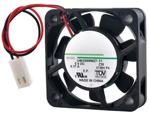 U40X05MMZ751 40x40x10mm 40mm Axial Cooling Fan, DC5V 0.17A 2Pin 6500RPM HighSpeed Mini Replacement Fan for SetTop Box, IPC Industrial Computer, Compact Embedded Electronic Equipment U40X05MMZ751 40x40x10mm 40mm Axial Cooling Fan, DC5V 0.17A 2Pin 6500RPM HighSpeed Mini Replacement Fan for SetTop Box, IPC Industrial Computer, Compact Embedded Electronic Equipment
