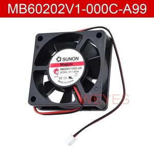 MB60202V1000CA99 60x60x20mm 60mm Axial Cooling Fan, DC24V 1.8W 2Pin HeavyDuty Replacement Fan for Inverter, Server Power Supply, Industrial Cabinet, 6CM Equipment Chassis Ventilation MB60202V1000CA99 60x60x20mm 60mm Axial Cooling Fan, DC24V 1.8W 2Pin HeavyDuty Replacement Fan for Inverter, Server Power Supply, Industrial Cabinet, 6CM Equipment Chassis Ventilation