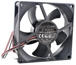 80mm Axial Cooling Fan DC 24V 0.21A 3Pin 4200RPM 80x80x25mm Replacement Fan AUB0824VH, HighSpeed Mini Fan for Industrial Inverter, Power Supply and Cabinet Electronic Equipment Heat Dissipation 80mm Axial Cooling Fan DC 24V 0.21A 3Pin 4200RPM 80x80x25mm Replacement Fan AUB0824VH, HighSpeed Mini Fan for Industrial Inverter, Power Supply and Cabinet Electronic Equipment Heat Dissipation