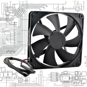 140mm DualBall Bearing Cooling Fan DC 12V 0.30A 2Pin 1800RPM 140x140x25mm Replacement Fan 14025H12B, HighDurability Axial Fan for Computer Chassis, Power Supply and Desktop Hardware Heat Dissipatio 140mm DualBall Bearing Cooling Fan DC 12V 0.30A 2Pin 1800RPM 140x140x25mm Replacement Fan 14025H12B, HighDurability Axial Fan for Computer Chassis, Power Supply and Desktop Hardware Heat Dissipatio