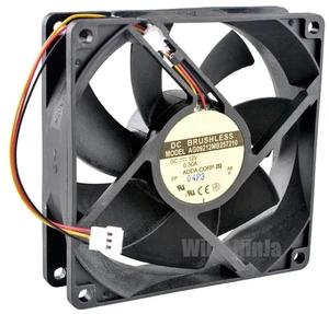 AG09212MB257210 Dual Ball Bearing Cooling Fan, 92x92x25mm 9.2cm DC 12V 0.30A 3Wire Replacement Fan, High Airflow Ventilation Fan for PC Chassis, Power Supply Internal Heat Dissipation AG09212MB257210 Dual Ball Bearing Cooling Fan, 92x92x25mm 9.2cm DC 12V 0.30A 3Wire Replacement Fan, High Airflow Ventilation Fan for PC Chassis, Power Supply Internal Heat Dissipation