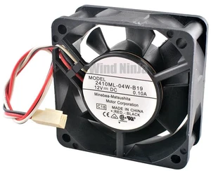 2410ML04WB19 Silent Cooling Fan, 60x60x25mm 6cm DC 12V 0.10A 3Pin Replacement Fan, LowNoise 6025 Axial Ventilation Cooler for CPU and Power Supply Internal Heat Dissipation 2410ML04WB19 Silent Cooling Fan, 60x60x25mm 6cm DC 12V 0.10A 3Pin Replacement Fan, LowNoise 6025 Axial Ventilation Cooler for CPU and Power Supply Internal Heat Dissipation