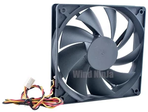 DF1202512RFLN Silent Cooling Fan, 120x120x25mm 12cm DC 12V 0.16A 1.92W 900RPM Replacement Fan, LowNoise Axial Vent Cooler for CPU and Power Supply Case Internal Heat Dissipation DF1202512RFLN Silent Cooling Fan, 120x120x25mm 12cm DC 12V 0.16A 1.92W 900RPM Replacement Fan, LowNoise Axial Vent Cooler for CPU and Power Supply Case Internal Heat Dissipation