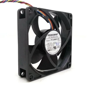 PVA080F12H Axial Cooling Fan, 80x80x20mm 8cm 8020 DC 12V 4Wire PWM Replacement Fan, HighAirflow Computer Cooler for CPU, Power Supply and PC Case Internal Heat Dissipation PVA080F12H Axial Cooling Fan, 80x80x20mm 8cm 8020 DC 12V 4Wire PWM Replacement Fan, HighAirflow Computer Cooler for CPU, Power Supply and PC Case Internal Heat Dissipation