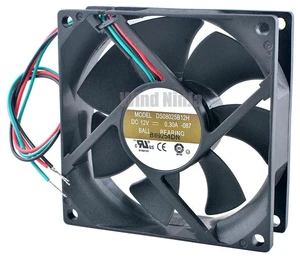DS08025B12H Dual Ball Bearing Axial Cooling Fan, 80x80x25mm 8cm DC 12V 0.30A 3000RPM Replacement Vent Fan, HighDurability Cooler for Computer Case, CPU and Power Supply Heat Dissipation DS08025B12H Dual Ball Bearing Axial Cooling Fan, 80x80x25mm 8cm DC 12V 0.30A 3000RPM Replacement Vent Fan, HighDurability Cooler for Computer Case, CPU and Power Supply Heat Dissipation