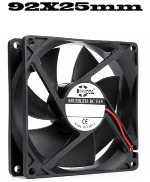 9225 Brushless Axial Cooling Fan, 92x92x25mm DC 5V 2Pin Sliding Bearing Silent Replacement Vent Fan, LowNoise Cooler for Equipment Housing, Power Supply and Compact Cabinet Heat Dissipation 9225 Brushless Axial Cooling Fan, 92x92x25mm DC 5V 2Pin Sliding Bearing Silent Replacement Vent Fan, LowNoise Cooler for Equipment Housing, Power Supply and Compact Cabinet Heat Dissipation