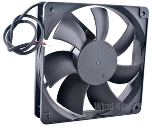 AD1224UBA71GL Dual Ball Bearing Cooling Fan, 120x120x25mm 12cm DC 24V 0.25A 2Pin Brushless Replacement Fan for Inverter Power Supply, Industrial Chassis Heat Dissipation AD1224UBA71GL Dual Ball Bearing Cooling Fan, 120x120x25mm 12cm DC 24V 0.25A 2Pin Brushless Replacement Fan for Inverter Power Supply, Industrial Chassis Heat Dissipation