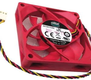 FA07015L12LPB 70x70x15mm 70mm PWM CPU Cooling Fan, DC 12V 0.25A 4Pin PWM Speed Control Brushless Replacement Fan for PC CPU and Computer Case Thermal Solution FA07015L12LPB 70x70x15mm 70mm PWM CPU Cooling Fan, DC 12V 0.25A 4Pin PWM Speed Control Brushless Replacement Fan for PC CPU and Computer Case Thermal Solution