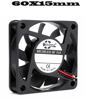6015 Axial Brushless Silent Cooling Fan, 60x60x15mm DC 24V 2Pin Sliding Bearing Replacement Fan for Equipment Housing Compact Electronic Devices Heat Dissipation 6015 Axial Brushless Silent Cooling Fan, 60x60x15mm DC 24V 2Pin Sliding Bearing Replacement Fan for Equipment Housing Compact Electronic Devices Heat Dissipation