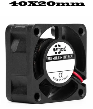 4020 Axial Brushless Silent Cooling Fan, 40x40x20mm DC 24V 2Pin Sliding Bearing Replacement Fan for Equipment Housing Mini Compact Industrial Devices Heat Dissipation 4020 Axial Brushless Silent Cooling Fan, 40x40x20mm DC 24V 2Pin Sliding Bearing Replacement Fan for Equipment Housing Mini Compact Industrial Devices Heat Dissipation