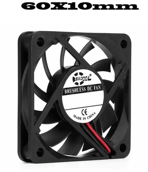 6010 Axial Brushless Silent Cooling Fan, 60x60x10mm DC 24V 2Pin Sliding Bearing Replacement Fan for Equipment Housing Slim Compact Industrial Electronic Devices Heat Dissipation 6010 Axial Brushless Silent Cooling Fan, 60x60x10mm DC 24V 2Pin Sliding Bearing Replacement Fan for Equipment Housing Slim Compact Industrial Electronic Devices Heat Dissipation