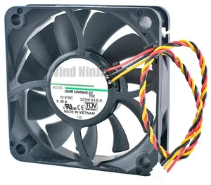 60x60x15mm DC 12V 3Pin Silent Cooling Fan U60R12MMAB52 Mini Axial Fan 60mm 0.09A Replacement Fan for Projector Chassis, CPU, Small Cabinet, DIY Electronic Heat Dissipation System 60x60x15mm DC 12V 3Pin Silent Cooling Fan U60R12MMAB52 Mini Axial Fan 60mm 0.09A Replacement Fan for Projector Chassis, CPU, Small Cabinet, DIY Electronic Heat Dissipation System