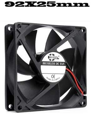 9225 92x92x25mm DC 24V Brushless Axial Silent Cooling Fan 2Pin Sliding Bearing Replacement Fan for Industrial Cabinet, Inverter, Power Supply, DIY Electronic Equipment Heat Dissipation 9225 92x92x25mm DC 24V Brushless Axial Silent Cooling Fan 2Pin Sliding Bearing Replacement Fan for Industrial Cabinet, Inverter, Power Supply, DIY Electronic Equipment Heat Dissipation