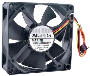 R128025SU 8025 80x80x25mm DC 12V 0.40A HighSpeed 3Pin Hydraulic Bearing Axial Cooling Fan 80mm Brushless Replacement Fan for Chassis, CPU, Computer Hardware Heat Dissipation Parts R128025SU 8025 80x80x25mm DC 12V 0.40A HighSpeed 3Pin Hydraulic Bearing Axial Cooling Fan 80mm Brushless Replacement Fan for Chassis, CPU, Computer Hardware Heat Dissipation Parts