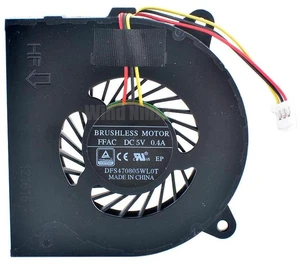 DFS470805WL0T SVE17 Centrifugal Blower Cooling Fan 60x60x8mm DC 5V 0.40A 4Pin Brushless Replacement Fan for SVE1711X1EB Laptop CPU GPU Notebook Cooling Repair Parts DFS470805WL0T SVE17 Centrifugal Blower Cooling Fan 60x60x8mm DC 5V 0.40A 4Pin Brushless Replacement Fan for SVE1711X1EB Laptop CPU GPU Notebook Cooling Repair Parts