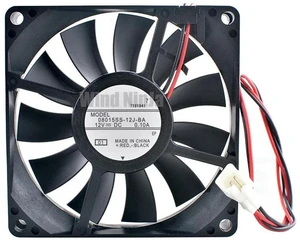08015SS12JBA 8015 80x80x15mm DC 12V 0.10A DualWire Brushless Cooling Fan 80mm Replacement Fan for Refrigerator Motor, Freezer, Compact Household Appliance Heat Dissipation Parts 08015SS12JBA 8015 80x80x15mm DC 12V 0.10A DualWire Brushless Cooling Fan 80mm Replacement Fan for Refrigerator Motor, Freezer, Compact Household Appliance Heat Dissipation Parts