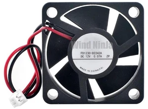 FD1230D2242A 3010 30x30x10mm DC 12V 0.07A 2Pin Dual Ball Bearing Miniature Axial Brushless Cooling Fan 30mm Replacement Fan for Router, Printer, Compact Embedded Hardware Heat Dissipation Parts FD1230D2242A 3010 30x30x10mm DC 12V 0.07A 2Pin Dual Ball Bearing Miniature Axial Brushless Cooling Fan 30mm Replacement Fan for Router, Printer, Compact Embedded Hardware Heat Dissipation Parts