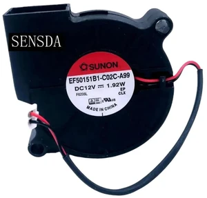 5015 Blower Fan 50x50x15mm 50mm Turbine Fan DC12V 1.92W Double Ball Bearing Brushless Centrifugal Cooling Fan Replacement for Humidifier, Small Appliance, DIY Cooling Ventilation Projects 5015 Blower Fan 50x50x15mm 50mm Turbine Fan DC12V 1.92W Double Ball Bearing Brushless Centrifugal Cooling Fan Replacement for Humidifier, Small Appliance, DIY Cooling Ventilation Projects