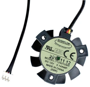 T124010SH Round Brushless Cooling Fan 37mm Diameter 26mm Hole Spacing DC12V 0.14A 3Pin Mini Replacement Fan for Z490 Soft Router, Industrial Control Computer, Compact Embedded Device Heat Dissipation T124010SH Round Brushless Cooling Fan 37mm Diameter 26mm Hole Spacing DC12V 0.14A 3Pin Mini Replacement Fan for Z490 Soft Router, Industrial Control Computer, Compact Embedded Device Heat Dissipation