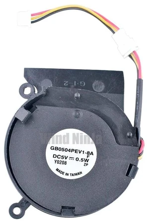 GB0504PEV18A 40mm Centrifugal Blower Fan DC5V 0.5W 3Pin Brushless Replacement Fan for C600, CPU, Compact Electronic Components HighDensity Heat Dissipation GB0504PEV18A 40mm Centrifugal Blower Fan DC5V 0.5W 3Pin Brushless Replacement Fan for C600, CPU, Compact Electronic Components HighDensity Heat Dissipation