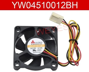 YW04510012BH YW04510012LM 4510 Cooling Fan 45x45x10mm 4.5CM DC12V 0.14A 3Pin Brushless Axial Fan, Small Replacement Cooler for Electronic Devices, Industrial Equipment & DIY Heat Dissipation YW04510012BH YW04510012LM 4510 Cooling Fan 45x45x10mm 4.5CM DC12V 0.14A 3Pin Brushless Axial Fan, Small Replacement Cooler for Electronic Devices, Industrial Equipment & DIY Heat Dissipation