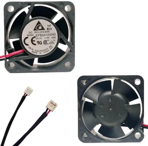 EFB0412VHD 40x40x20mm HighSpeed Dual Ball Bearing Cooling Fan DC12V, 40mm Axial Replacement Cooler for Compact Electronic Products Internal Heat Dissipation Repair Hardware EFB0412VHD 40x40x20mm HighSpeed Dual Ball Bearing Cooling Fan DC12V, 40mm Axial Replacement Cooler for Compact Electronic Products Internal Heat Dissipation Repair Hardware