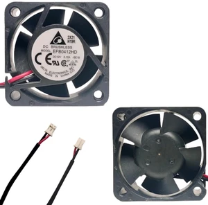 EFB0412HD 40x40x20mm HighSpeed Dual Ball Bearing Axial Cooling Fan DC12V, 40mm Replacement Cooler for Compact Electronic Products Internal Heat Dissipation Repair Hardware EFB0412HD 40x40x20mm HighSpeed Dual Ball Bearing Axial Cooling Fan DC12V, 40mm Replacement Cooler for Compact Electronic Products Internal Heat Dissipation Repair Hardware