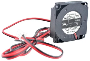 EFS04D24L 40x40x10mm 40mm Mini Centrifugal Blower Fan, DC 24V 0.10A Brushless Cooling Blower, Replacement Micro Fan for 3D Printer Hotend Heatsink Extruder Heat Dissipation Repair Part EFS04D24L 40x40x10mm 40mm Mini Centrifugal Blower Fan, DC 24V 0.10A Brushless Cooling Blower, Replacement Micro Fan for 3D Printer Hotend Heatsink Extruder Heat Dissipation Repair Part