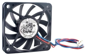 EFB0612HA 60x60x10mm 60mm HighSpeed Axial Cooling Fan, DC 12V 0.18A 3Pin Dual Ball Bearing Case Fan, Replacement Ventilation Fan for Computer Case, CPU Cooler and Power Supply Heat Dissipation Repai EFB0612HA 60x60x10mm 60mm HighSpeed Axial Cooling Fan, DC 12V 0.18A 3Pin Dual Ball Bearing Case Fan, Replacement Ventilation Fan for Computer Case, CPU Cooler and Power Supply Heat Dissipation Repai