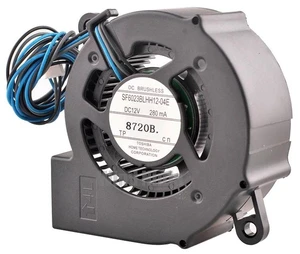 60x60x23mm Centrifugal Blower Fan DC 12V 280mA 3Pin Replacement for SF6023BLHH1204E, 60mm Turbine Cooling Fan for Projector Internal Heat Dissipation and Industrial Compact Device Ventilation 60x60x23mm Centrifugal Blower Fan DC 12V 280mA 3Pin Replacement for SF6023BLHH1204E, 60mm Turbine Cooling Fan for Projector Internal Heat Dissipation and Industrial Compact Device Ventilation