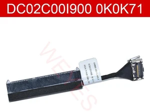 Laptop SATA Hard Drive Connector Cable Replacement for Dell Precision 5530 M5530, XPS15 9570, Part Number 0K0K71 K0K71 DC02C00I900, 2.5Inch HDD SSD Interface Flex Wire for Notebook Storage Repair Upg Laptop SATA Hard Drive Connector Cable Replacement for Dell Precision 5530 M5530, XPS15 9570, Part Number 0K0K71 K0K71 DC02C00I900, 2.5Inch HDD SSD Interface Flex Wire for Notebook Storage Repair Upg