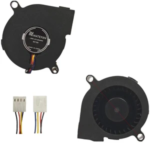 50x50x25mm HighSpeed Turbo Centrifugal Blower Fan DC 12V 0.15A 4Pin PWM 8600RPM, 5025 ForcedAir Cooling Turbine Fan for Humidifier, Industrial IPC Compact Equipment Heat Dissipation Projects 50x50x25mm HighSpeed Turbo Centrifugal Blower Fan DC 12V 0.15A 4Pin PWM 8600RPM, 5025 ForcedAir Cooling Turbine Fan for Humidifier, Industrial IPC Compact Equipment Heat Dissipation Projects