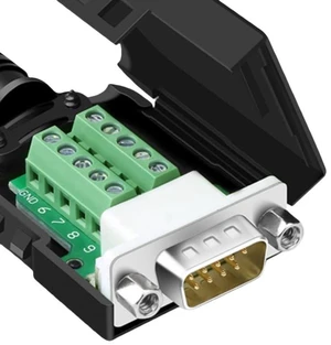 2Pack DB9 Male Adapter Terminal with Housing, DR9 9Pin Splitter Connector with Nuts, for RS232 RS485 COM Port Serial Communication Industrial Control Wiring Projects 2Pack DB9 Male Adapter Terminal with Housing, DR9 9Pin Splitter Connector with Nuts, for RS232 RS485 COM Port Serial Communication Industrial Control Wiring Projects