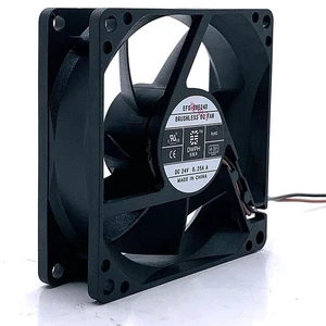 80mm 80x80x25mm DC 24V Axial Cooling Fan EFS08E24D DWPH, 2Wire 0.25A 8cm Replacement Cooling Fan, HighPerformance Fan for Server Inverter Industrial Chassis Internal Heat Dissipation Repair 80mm 80x80x25mm DC 24V Axial Cooling Fan EFS08E24D DWPH, 2Wire 0.25A 8cm Replacement Cooling Fan, HighPerformance Fan for Server Inverter Industrial Chassis Internal Heat Dissipation Repair