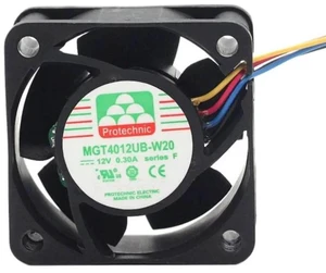 MGT4012UBW20 4020 Server Cooling Fan, 40x40x20mm 4cm DC 12V 0.3A 4Wire PWM Axial Fan, HighSpeed Replacement Cooling Fan for Server Industrial Equipment Heat Dissipation Repair MGT4012UBW20 4020 Server Cooling Fan, 40x40x20mm 4cm DC 12V 0.3A 4Wire PWM Axial Fan, HighSpeed Replacement Cooling Fan for Server Industrial Equipment Heat Dissipation Repair