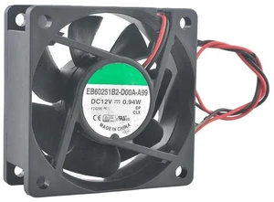EB60251B2D00AA99 60x60x25mm Axial Cooling Fan DC 12V 0.94W Ball Bearing 60mm Standard Replacement Fan, Power Supply Cabinet Ventilation Cooling Fan for Industrial & Electronic Equipment EB60251B2D00AA99 60x60x25mm Axial Cooling Fan DC 12V 0.94W Ball Bearing 60mm Standard Replacement Fan, Power Supply Cabinet Ventilation Cooling Fan for Industrial & Electronic Equipment