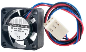 2Pack AD0212HBG56 25x25x10mm Mini Axial Cooling Fan DC 12V 0.09A 3Pin Ball Bearing 25mm Micro Replacement Fan, Small Cooling Fan for Motherboard CPU and Compact Electronic Components 2Pack AD0212HBG56 25x25x10mm Mini Axial Cooling Fan DC 12V 0.09A 3Pin Ball Bearing 25mm Micro Replacement Fan, Small Cooling Fan for Motherboard CPU and Compact Electronic Components