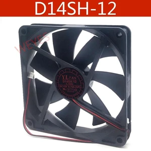 D14SH12 140x140x25mm Silent Power Supply Cooling Fan, DC 12V 0.70A Dual Cable 140mm Replacement Axial Fan, Quiet Ventilation Fan for PC Power Supply, Computer Chassis and Electronic Equipment Heat D14SH12 140x140x25mm Silent Power Supply Cooling Fan, DC 12V 0.70A Dual Cable 140mm Replacement Axial Fan, Quiet Ventilation Fan for PC Power Supply, Computer Chassis and Electronic Equipment Heat