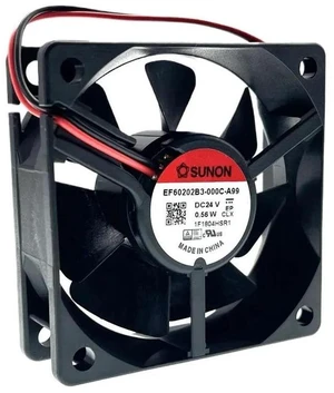 EF60202B3000CA99 60x60x20mm 6020 Dual Ball Bearing Cooling Fan, DC 24V 0.56W Ultrasilent 60mm Replacement Fan, Quiet Ventilation Fan for Compact Electronic and Industrial Equipment Heat Dissipation EF60202B3000CA99 60x60x20mm 6020 Dual Ball Bearing Cooling Fan, DC 24V 0.56W Ultrasilent 60mm Replacement Fan, Quiet Ventilation Fan for Compact Electronic and Industrial Equipment Heat Dissipation