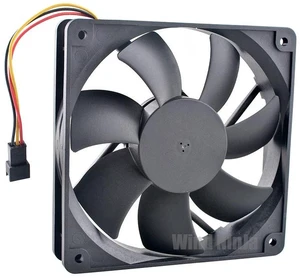 SFF12B 120mm 120x120x25mm DC12V 0.13A 1500RPM Quiet Case Cooling Fan, 12cm Brushless Replacement Fan for Computer Case, CPU Cooler and Power Supply Internal Heat Dissipation, 2Pack SFF12B 120mm 120x120x25mm DC12V 0.13A 1500RPM Quiet Case Cooling Fan, 12cm Brushless Replacement Fan for Computer Case, CPU Cooler and Power Supply Internal Heat Dissipation, 2Pack