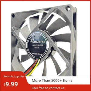 UltraThin 80x80x15mm DC 12V 0.37A 4300RPM Dual Ball Bearing 3Pin Axial Cooling Fan, 80mm 8015 Slim Brushless Replacement Fan for PC Case, CPU, Server and Power Supply Heat Dissipation Ventilation UltraThin 80x80x15mm DC 12V 0.37A 4300RPM Dual Ball Bearing 3Pin Axial Cooling Fan, 80mm 8015 Slim Brushless Replacement Fan for PC Case, CPU, Server and Power Supply Heat Dissipation Ventilation