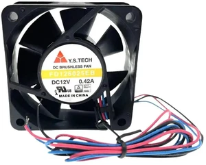 60mm 60x60x25mm DC 12V 5400RPM Dual Ball Bearing Cooling Fan Replacement for FD126025EB, 6CM 3Wire RD Alarm Signal Fan for Server, Chassis & Heatsink Heat Dissipation 60mm 60x60x25mm DC 12V 5400RPM Dual Ball Bearing Cooling Fan Replacement for FD126025EB, 6CM 3Wire RD Alarm Signal Fan for Server, Chassis & Heatsink Heat Dissipation