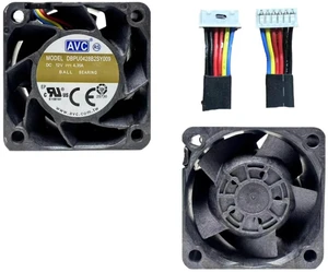 40mm 40x40x28mm DC 12V 4.35A 40000RPM HighSpeed PWM Industrial Cooling Fan Replacement for DBPU0424B2SY009, 4CM Fan with 12cm Cable for Server HighLoad Equipment Heat Dissipation 40mm 40x40x28mm DC 12V 4.35A 40000RPM HighSpeed PWM Industrial Cooling Fan Replacement for DBPU0424B2SY009, 4CM Fan with 12cm Cable for Server HighLoad Equipment Heat Dissipation