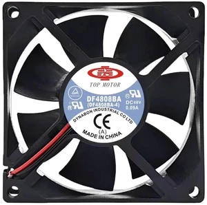 80mm 80x80x25mm DC 48V 3700RPM Axial Cooling Fan Replacement for DF4808BA4, 8CM Industrial Fan for Frequency Converter, Control Cabinet Equipment Heat Dissipation 80mm 80x80x25mm DC 48V 3700RPM Axial Cooling Fan Replacement for DF4808BA4, 8CM Industrial Fan for Frequency Converter, Control Cabinet Equipment Heat Dissipation