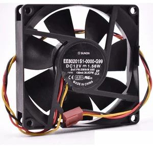 80mm 80x80x20mm DC 12V 0.6A 3Wire Axial Server Cooling Fan Replacement for EE80201S10000G99 XMN4N A00, 8CM Fan for Server Chassis, Industrial Control Cabinet Heat Dissipation 80mm 80x80x20mm DC 12V 0.6A 3Wire Axial Server Cooling Fan Replacement for EE80201S10000G99 XMN4N A00, 8CM Fan for Server Chassis, Industrial Control Cabinet Heat Dissipation